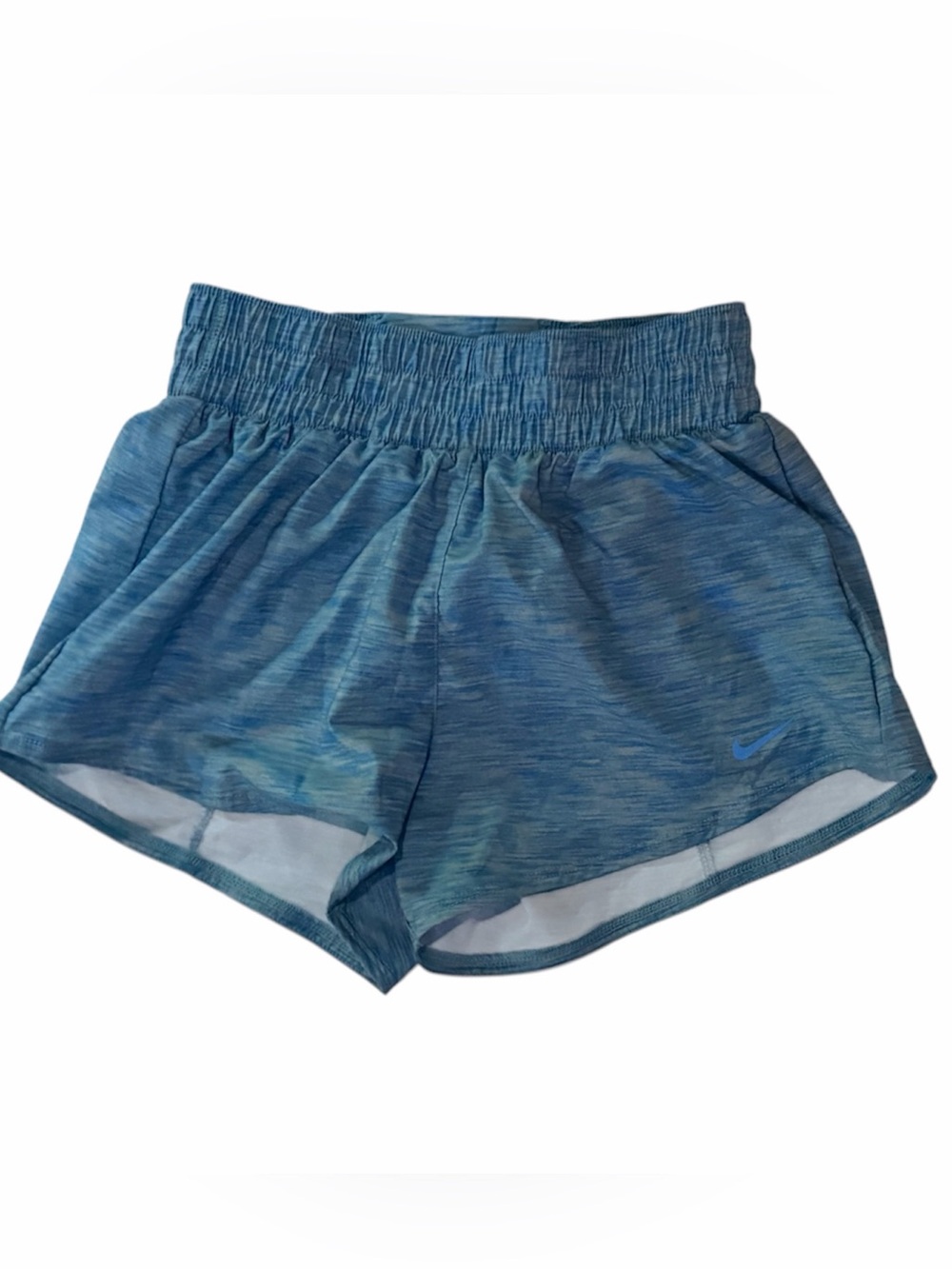 Women's Athletic Running Shorts in Melange Blue
